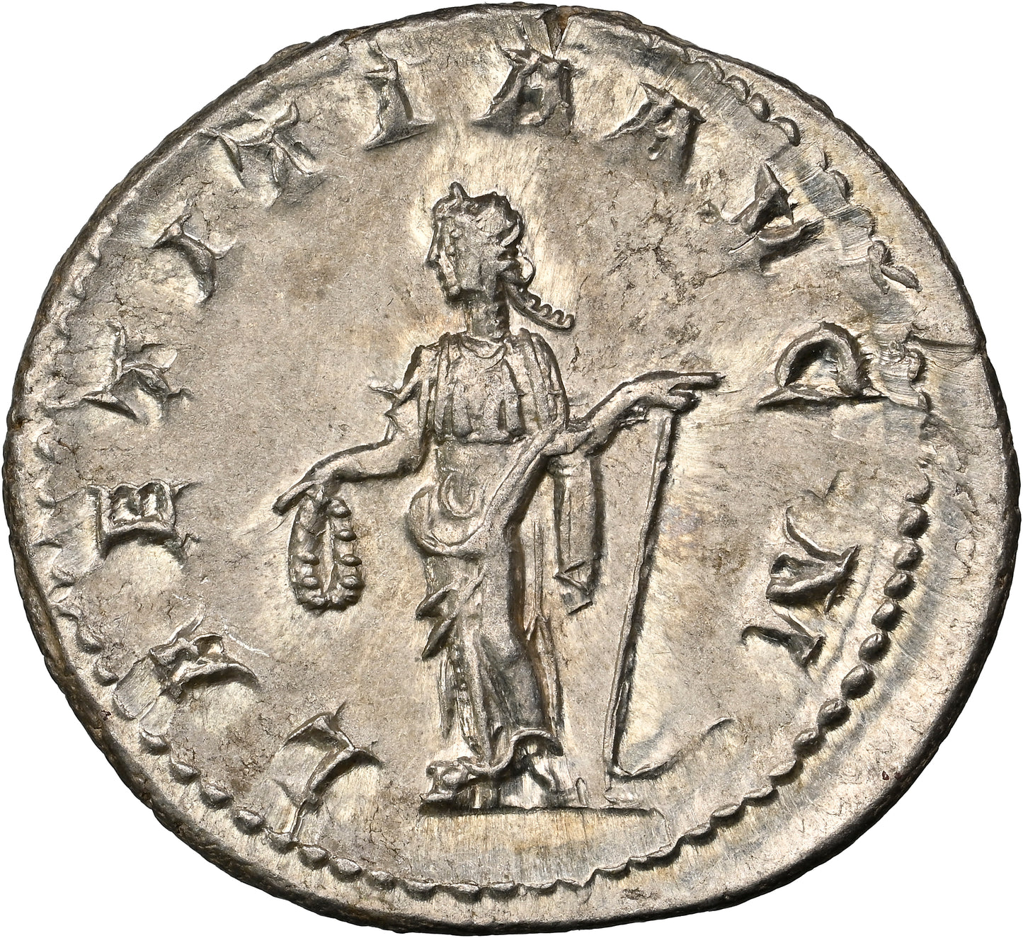 Roman Empire - Gordian III - Silver Double-Denarius - NGC Ch AU