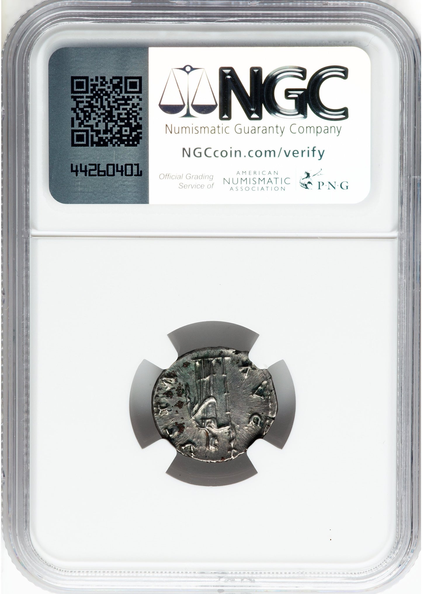 Roman Empire - Faustina I - Silver Denarius - NGC AU - RIC:362