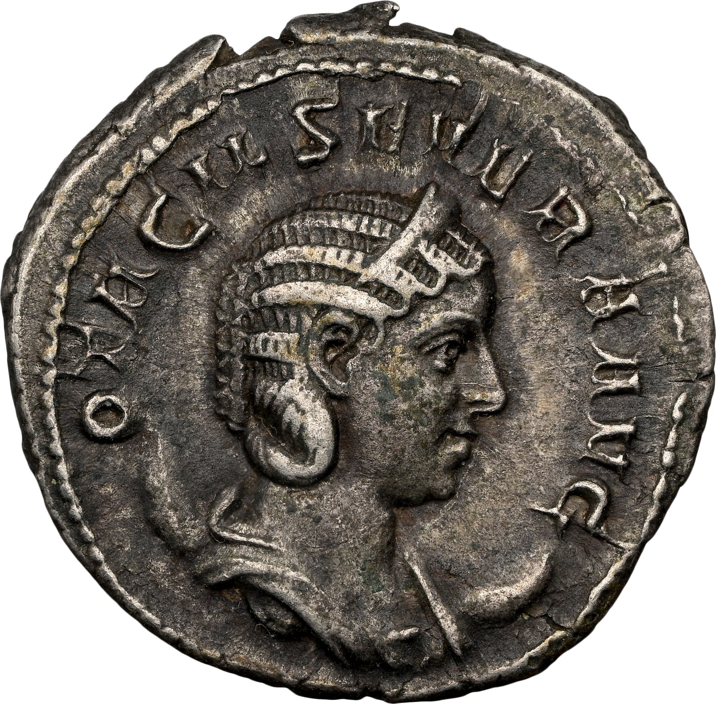 Roman Empire - Otacilia Severa - Silver Double-Denarius - NGC Ch VF - RIC:115