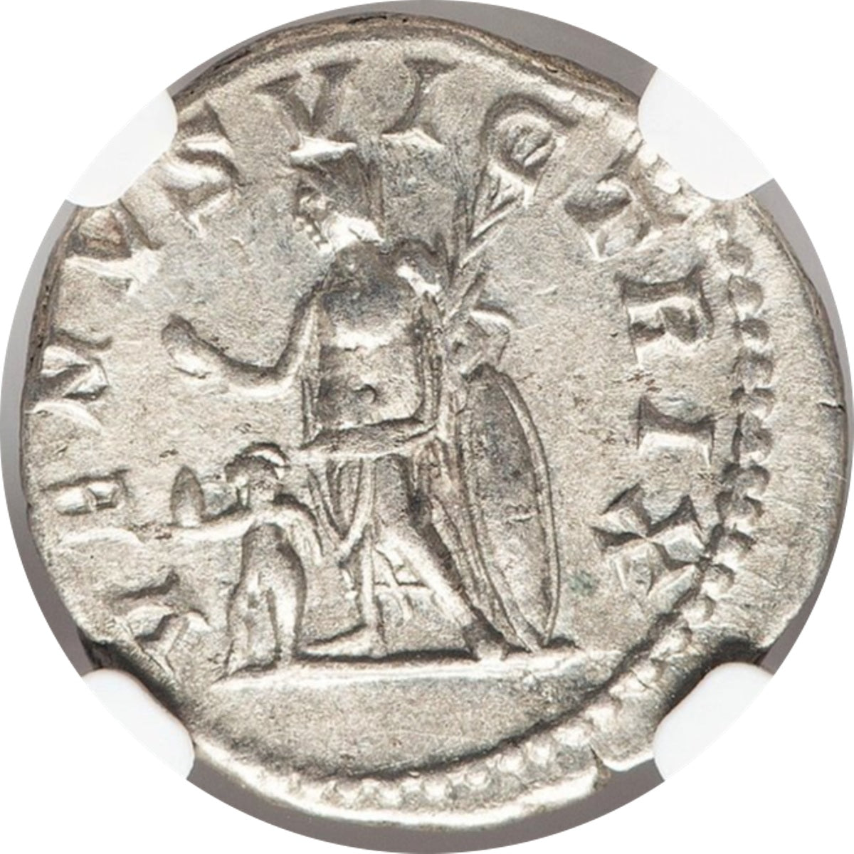 Roman Empire - Plautilla - Silver Denarius - NGC XF
