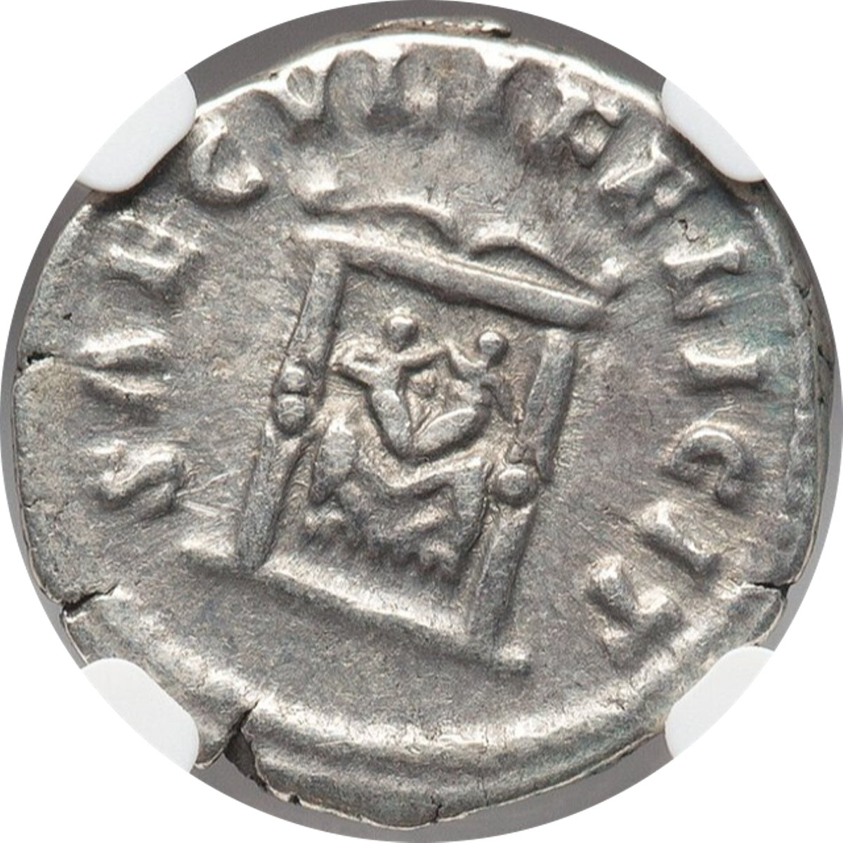 Roman Empire - Faustina II - Silver Denarius - NGC VF