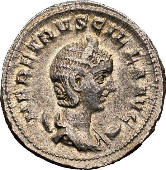 Roman Empire - Herennia Etruscilla - Silver Double-Denarius - NGC XF