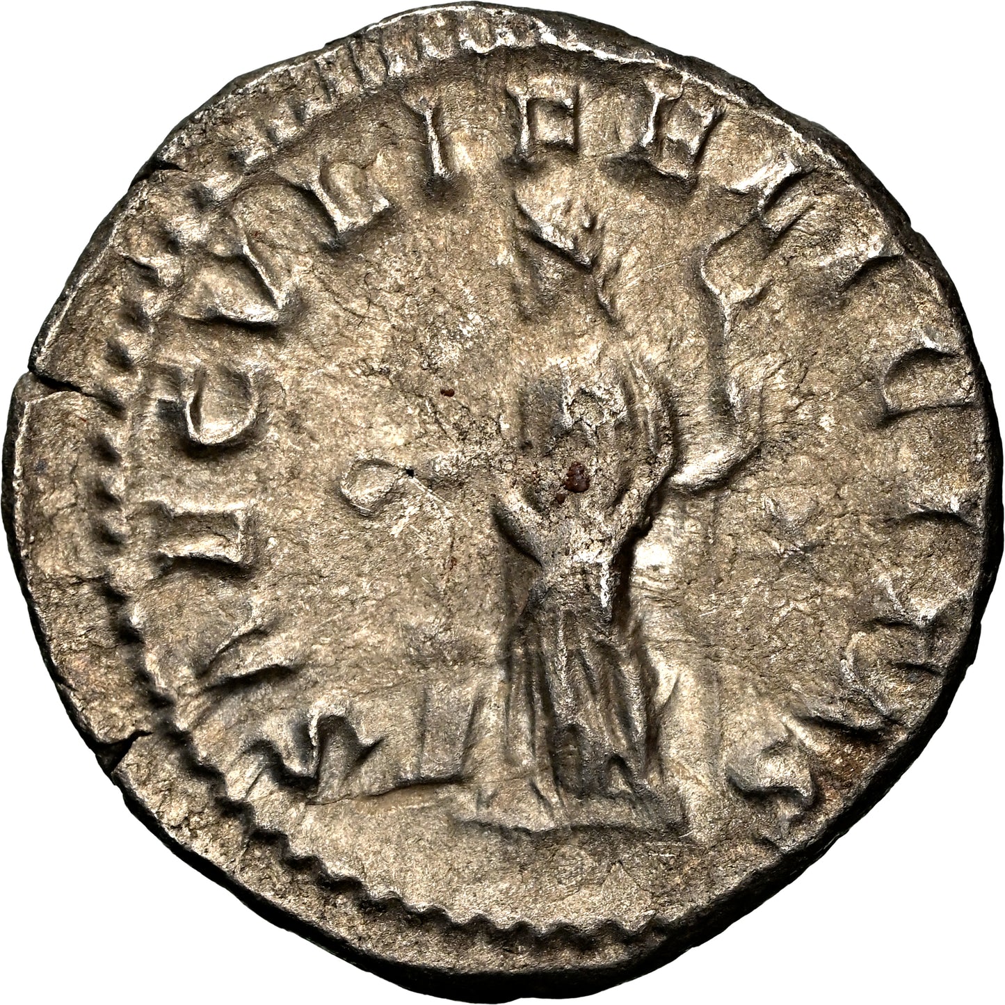 Roman Empire - Julia Maesa - Silver Denarius - NGC AU - RIC:271