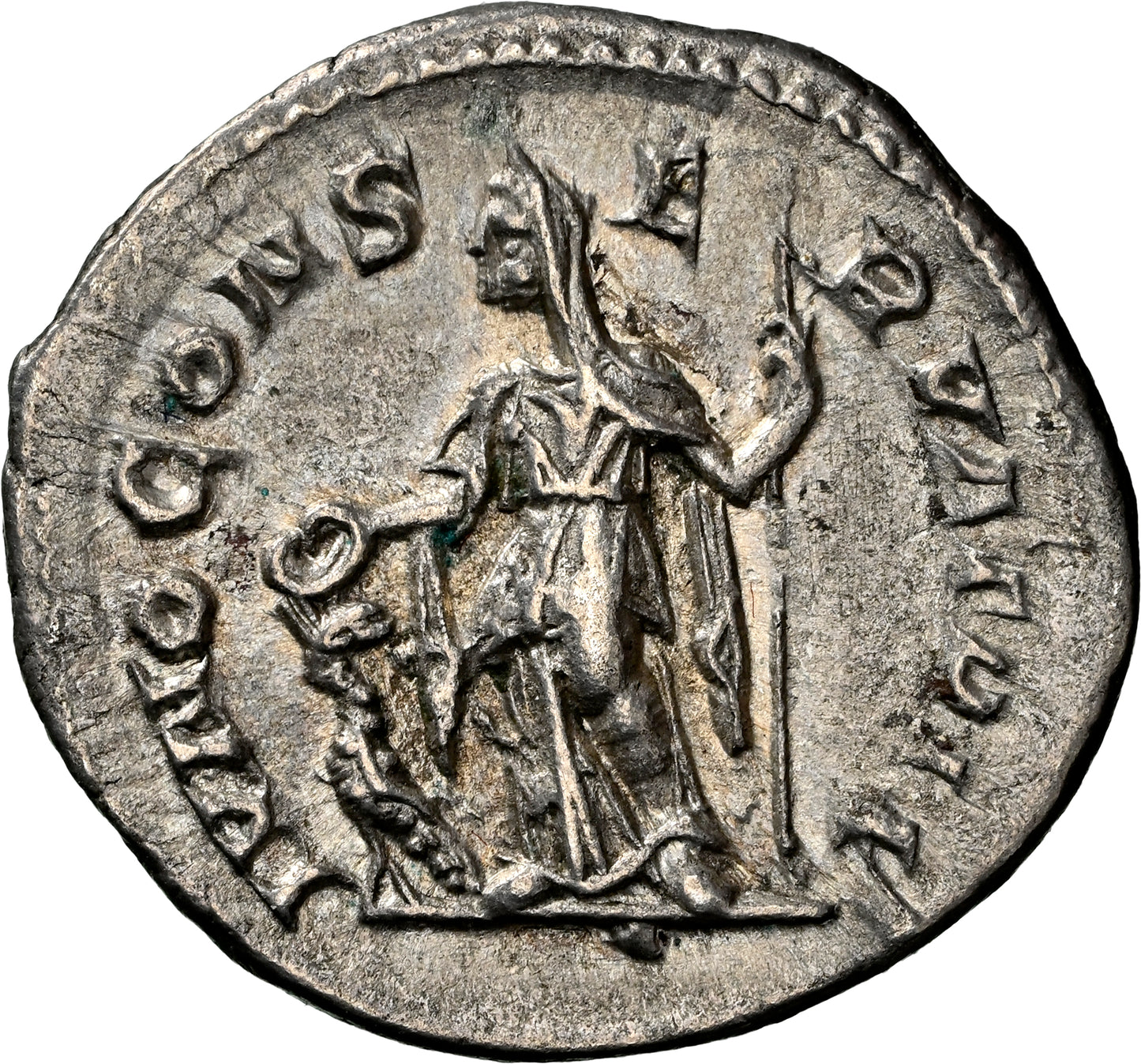Roman Empire - Julia Mamaea - Silver Denarius - NGC Ch XF - RIC:343
