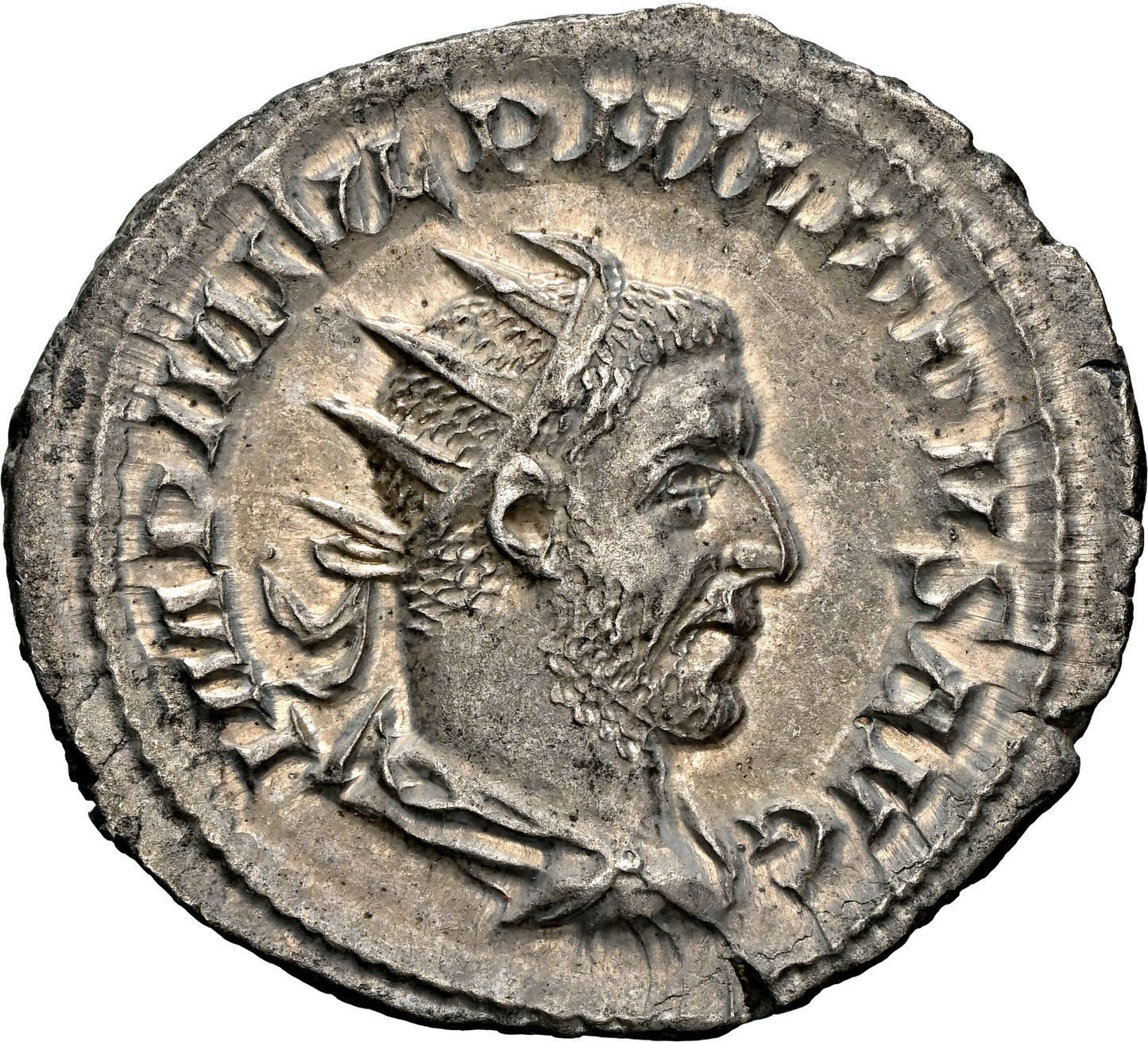Roman Empire - Philip I - Silver Double-Denarius - NGC AU - RIC:31