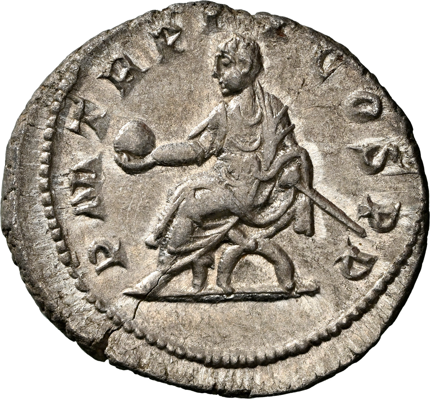 Roman Empire - Philip I - Silver Double-Denarius - NGC Ch AU - RIC:2b