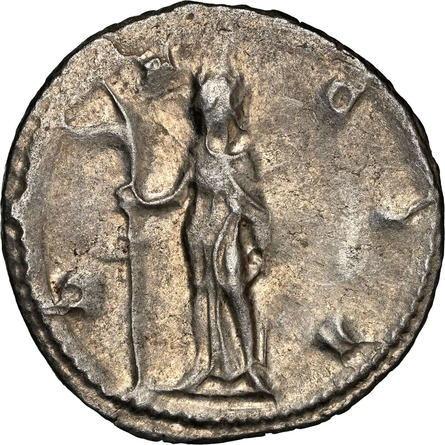 Roman Empire - Trajan Decius - Silver Double-Denarius - NGC AU - RIC:12b