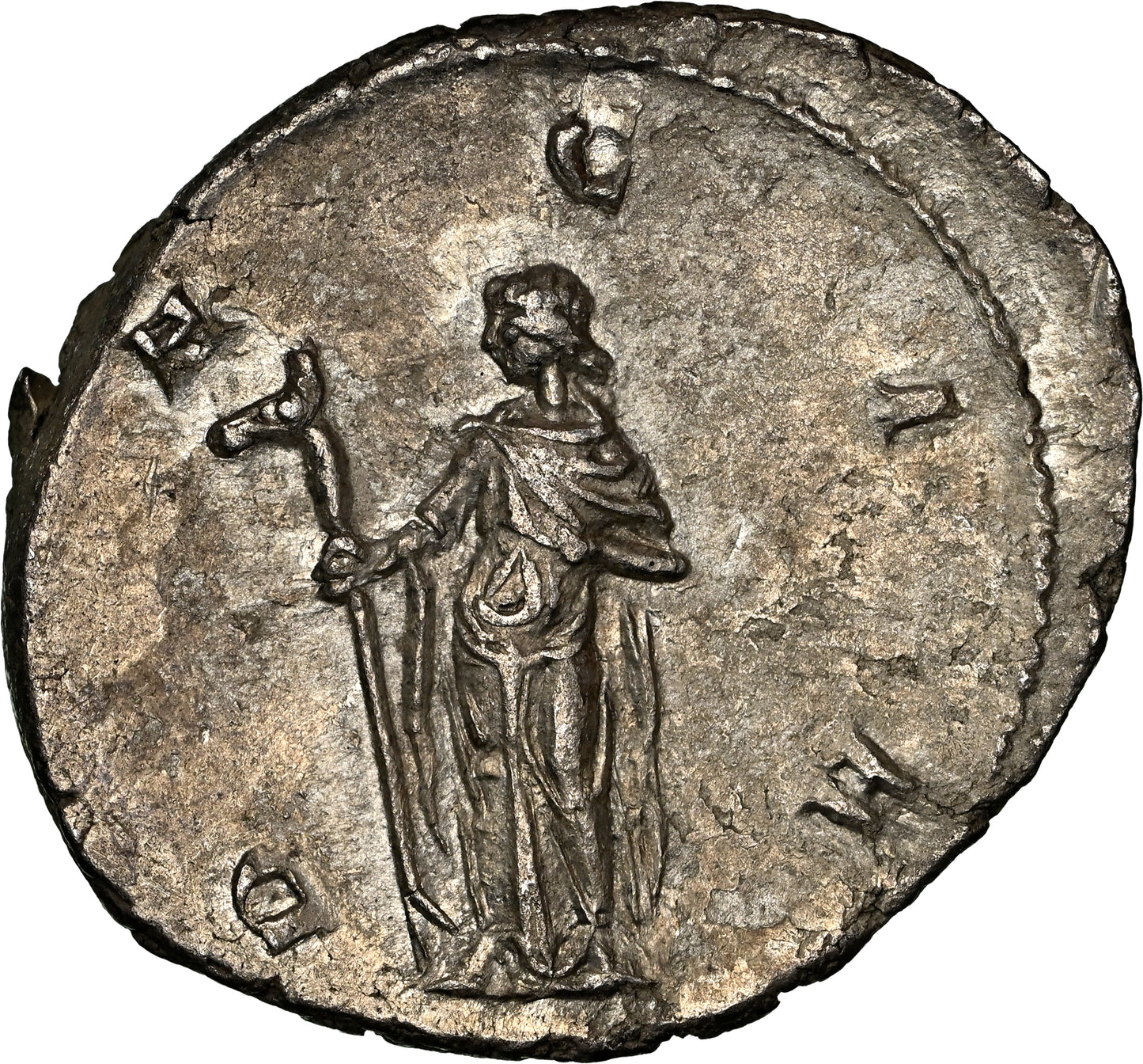 Roman Empire - Trajan Decius - Silver Double-Denarius - NGC Ch AU - RIC:12b