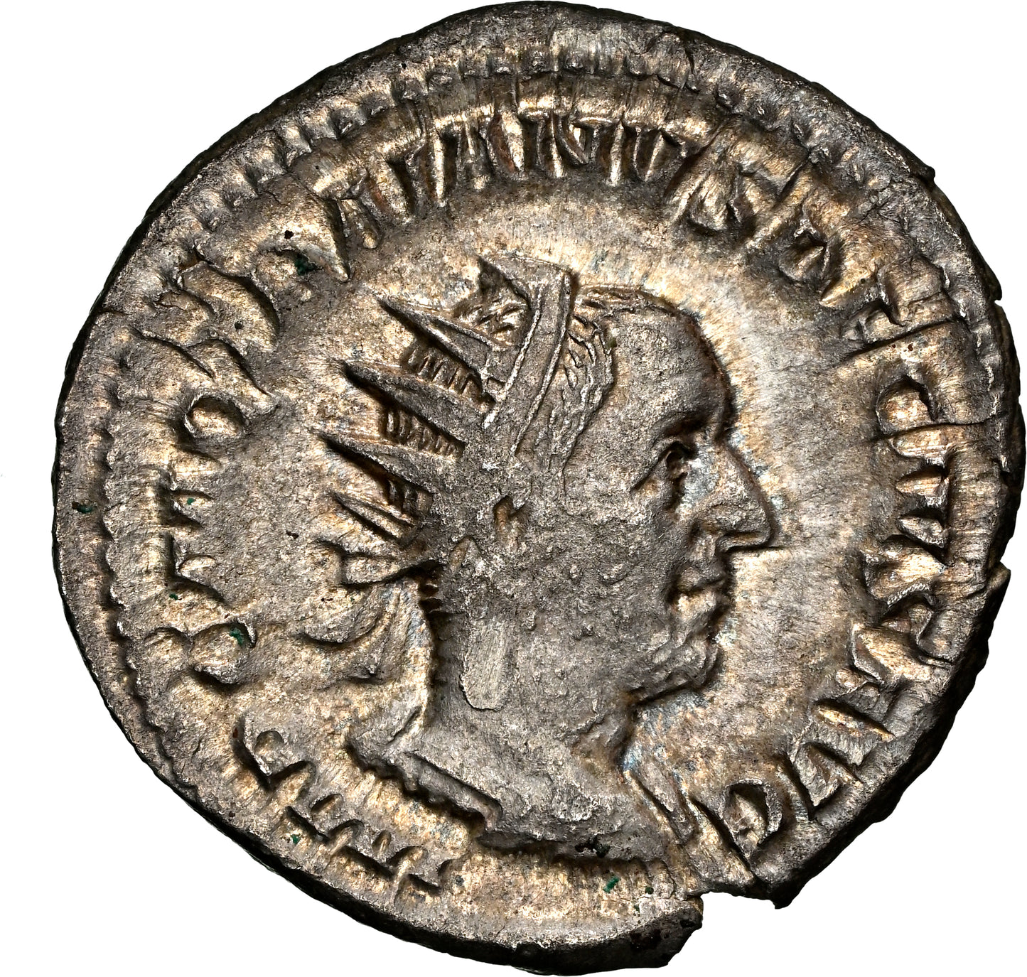 Roman Empire - Trajan Decius - Silver Double-Denarius - NGC AU - RIC:16c