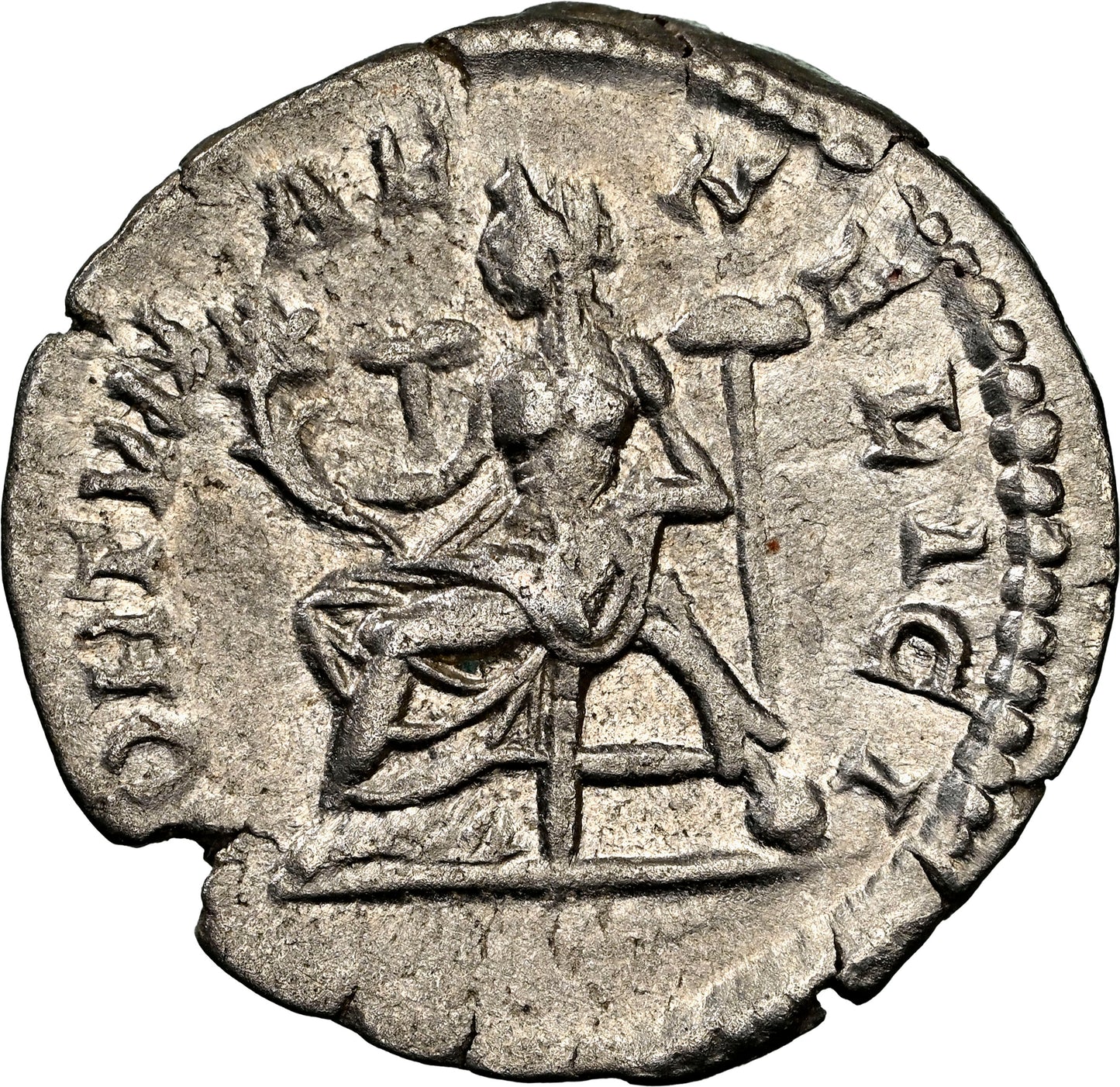 Roman Empire - Julia Domna - Silver Denarius - NGC XF - RIC:554