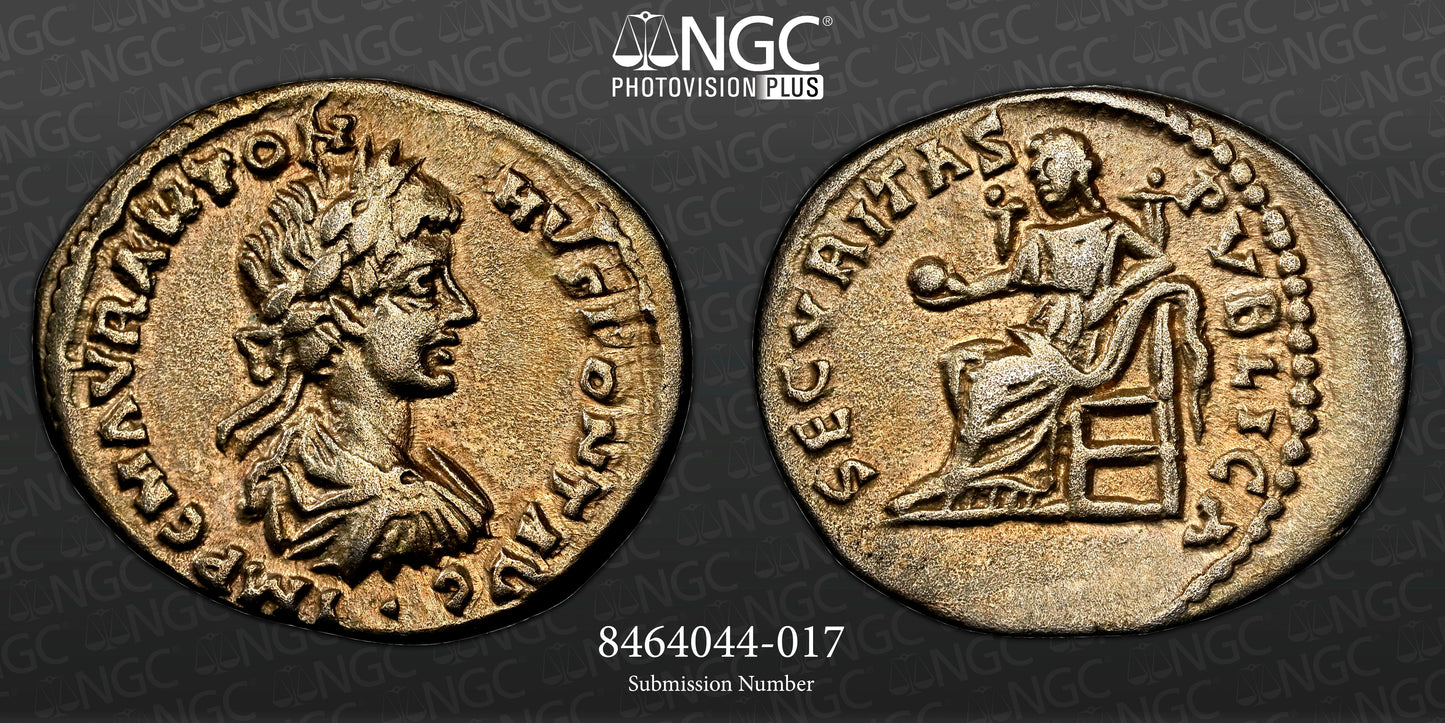 Roman Empire - Caracalla - Silver Denarius - NGC VF - RIC:332