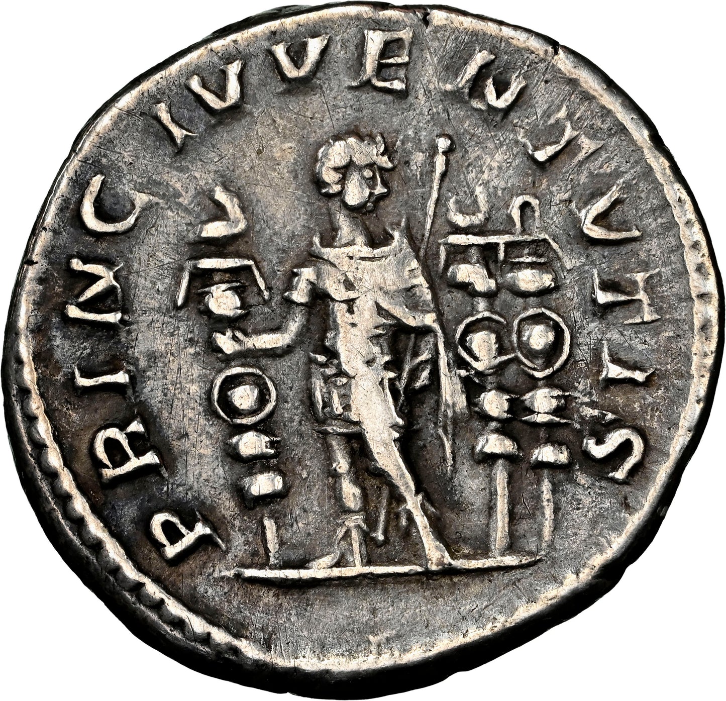 Roman Empire - Diadumenian - Silver Denarius - NGC VF - RIC:102a