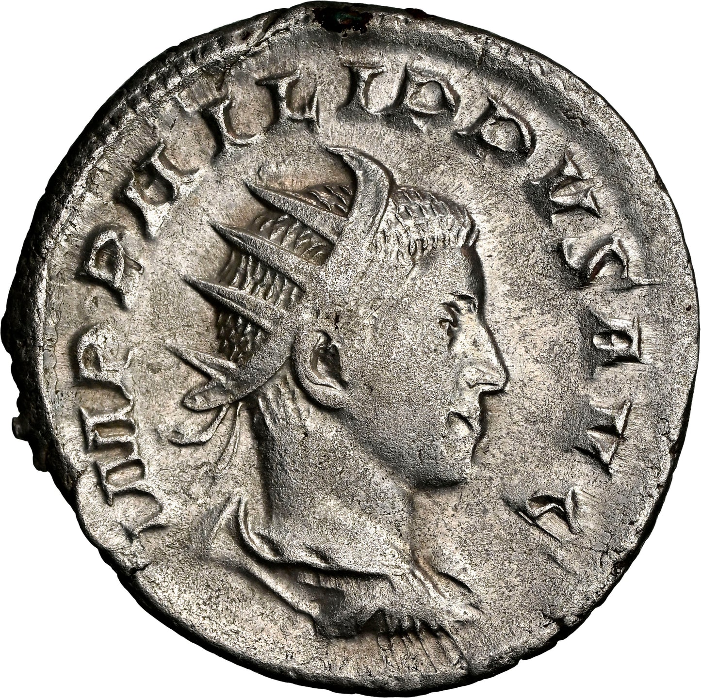 Roman Empire - Philip II - Silver Double-Denarius - NGC XF - RIC:224