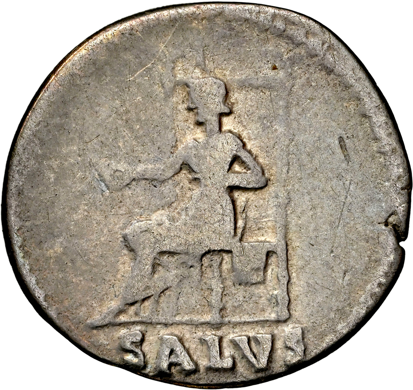 Roman Empire - Nero - Silver Denarius - NGC VG - RIC:60