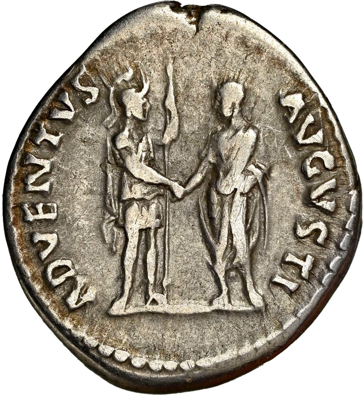 Roman Empire - Hadrian - Silver Denarius - NGC Ch F - RIC:1984