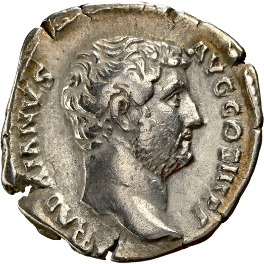 Roman Empire - Hadrian - Silver Denarius - NGC VF - RIC:2335 - Fine Style