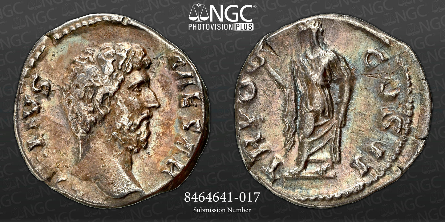 Roman Empire - Aelius Caesar - Silver Denarius - NGC VF - RIC:2648