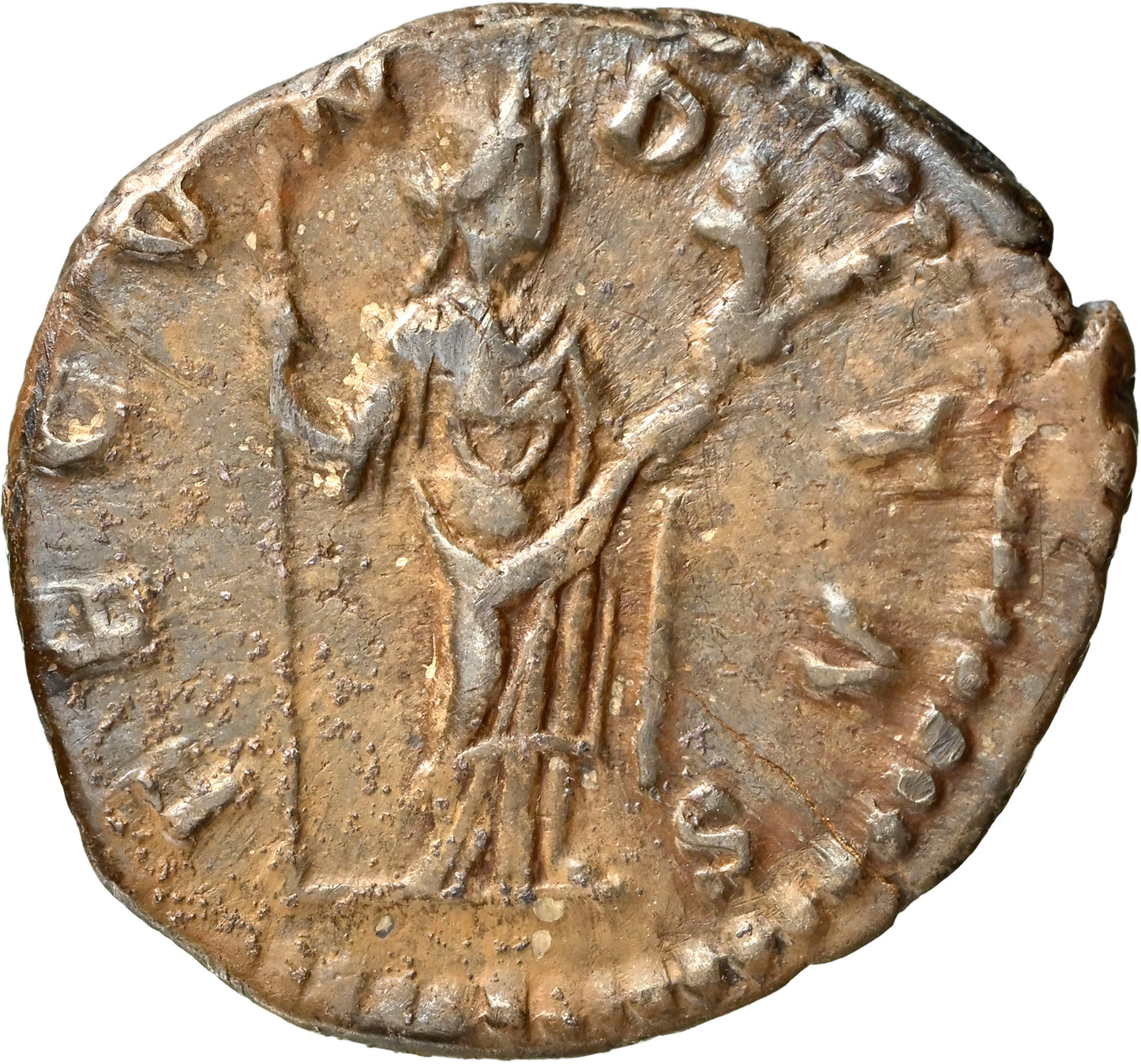 Roman Empire - Faustina II - Silver Denarius - NGC VF
