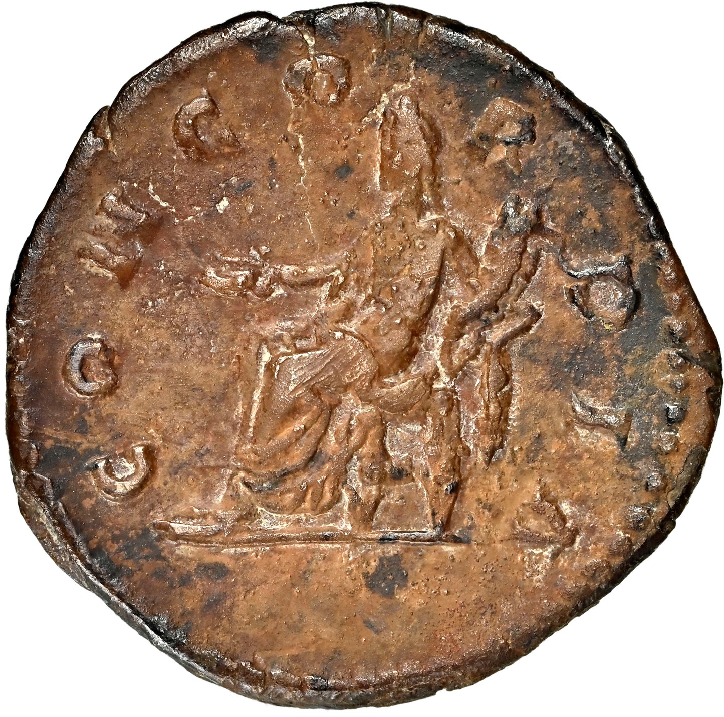 Roman Empire - Lucilla - Silver Denarius - NGC Ch XF