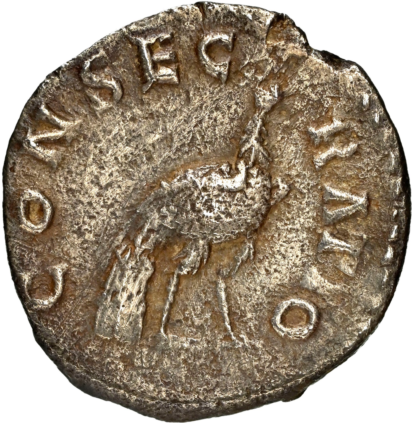 Roman Empire - Faustina II - Silver Denarius - NGC XF