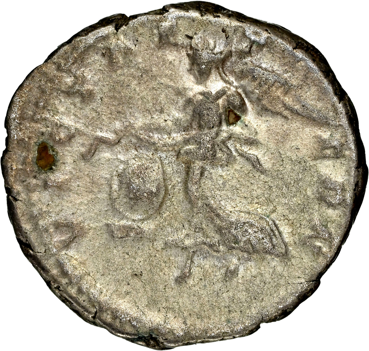 Roman Empire - Geta - Silver Denarius - NGC Ch VF - RIC:23