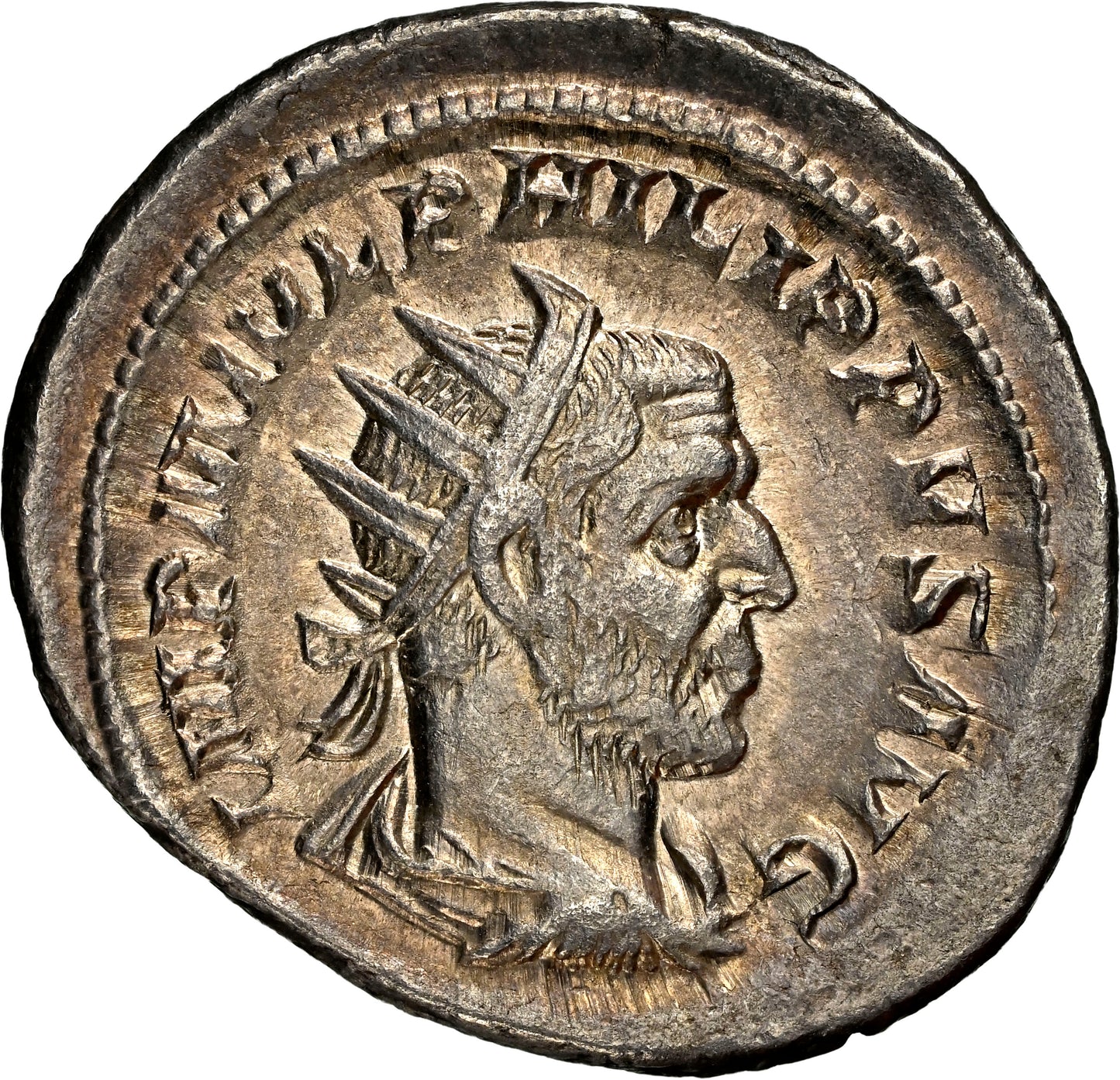 Roman Empire - Philip I - Silver Double-Denarius - NGC XF - RIC:28c - Heavy-Weight Specimen