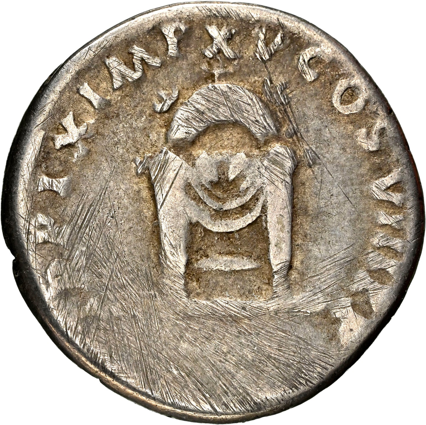Roman Empire - Titus - Silver Denarius - NGC F - RIC:122