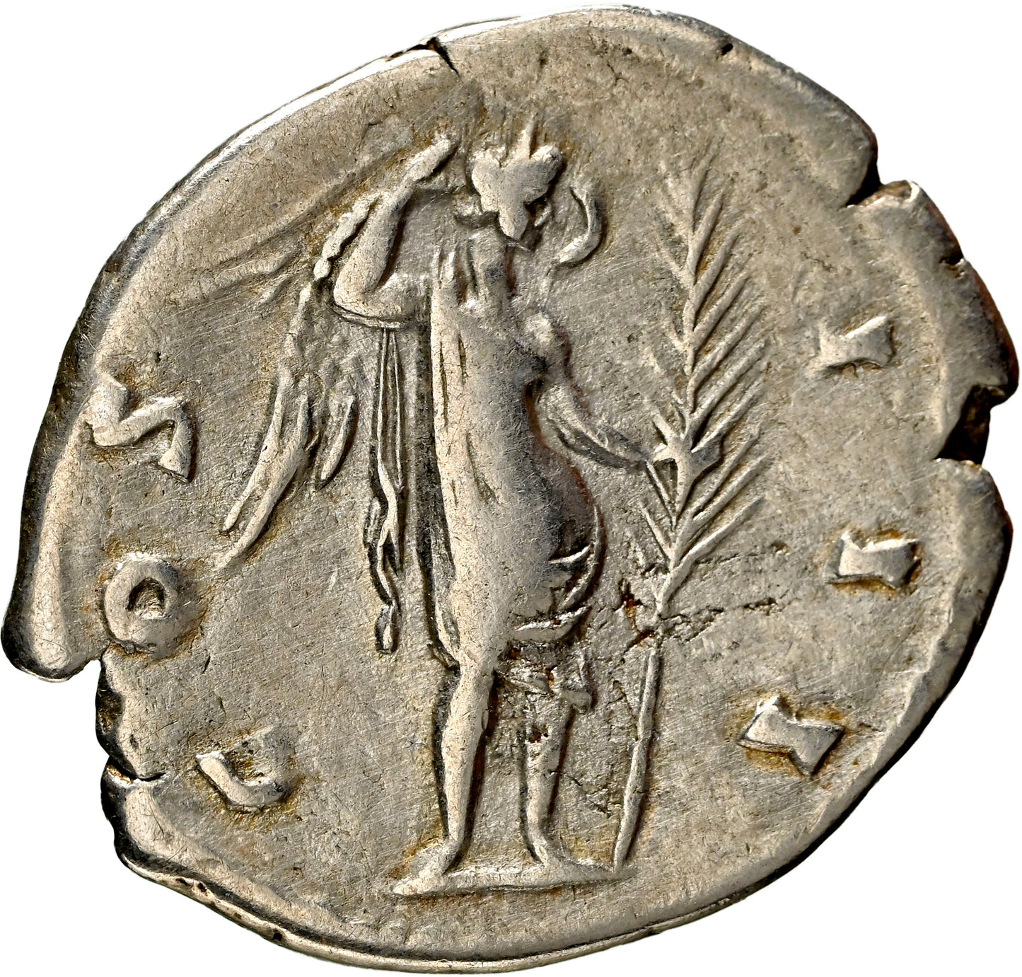Roman Empire - Hadrian - Silver Denarius - NGC Ch VF - RIC:848