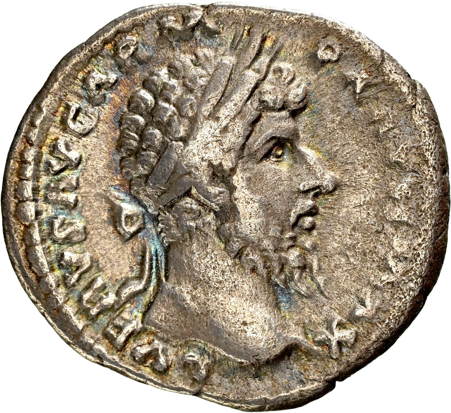 Roman Empire - Lucius Verus - Silver Denarius - NGC VF - RIC:576
