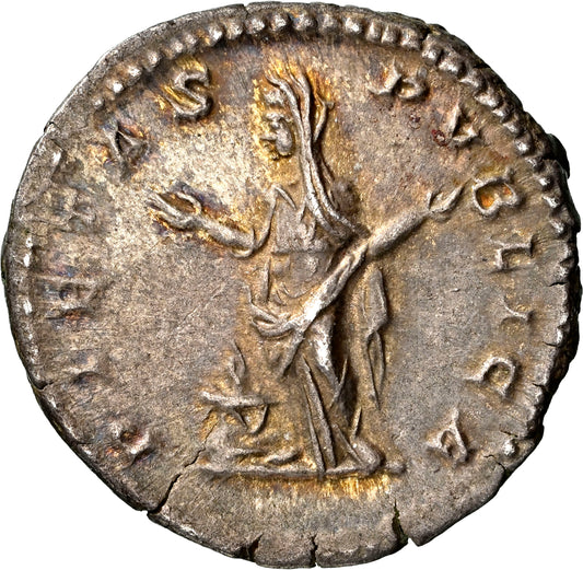 Roman Empire - Julia Domna - Silver Denarius - NGC AU - RIC:574