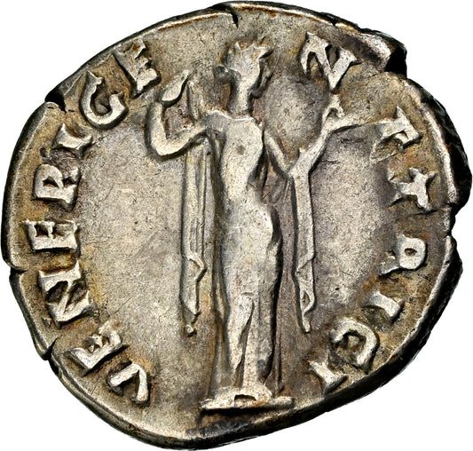 Roman Empire - Sabina - Silver Denarius - NGC VF - RIC:2576