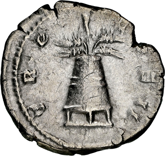 Roman Empire - Antoninus Pius - Silver Denarius - NGC Ch VF - RIC:44