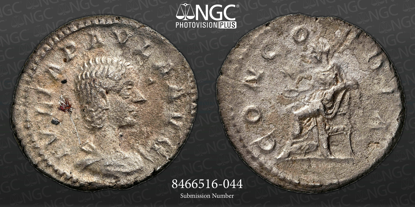 Roman Empire - Julia Paula - Silver Denarius - NGC XF - RIC:211