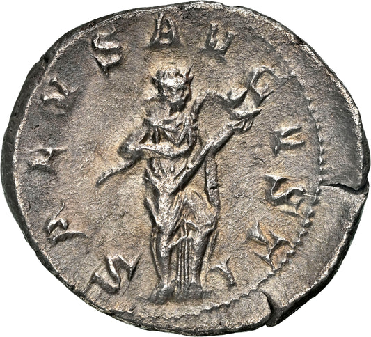 Roman Empire - Gordian III - Silver Denarius - NGC XF