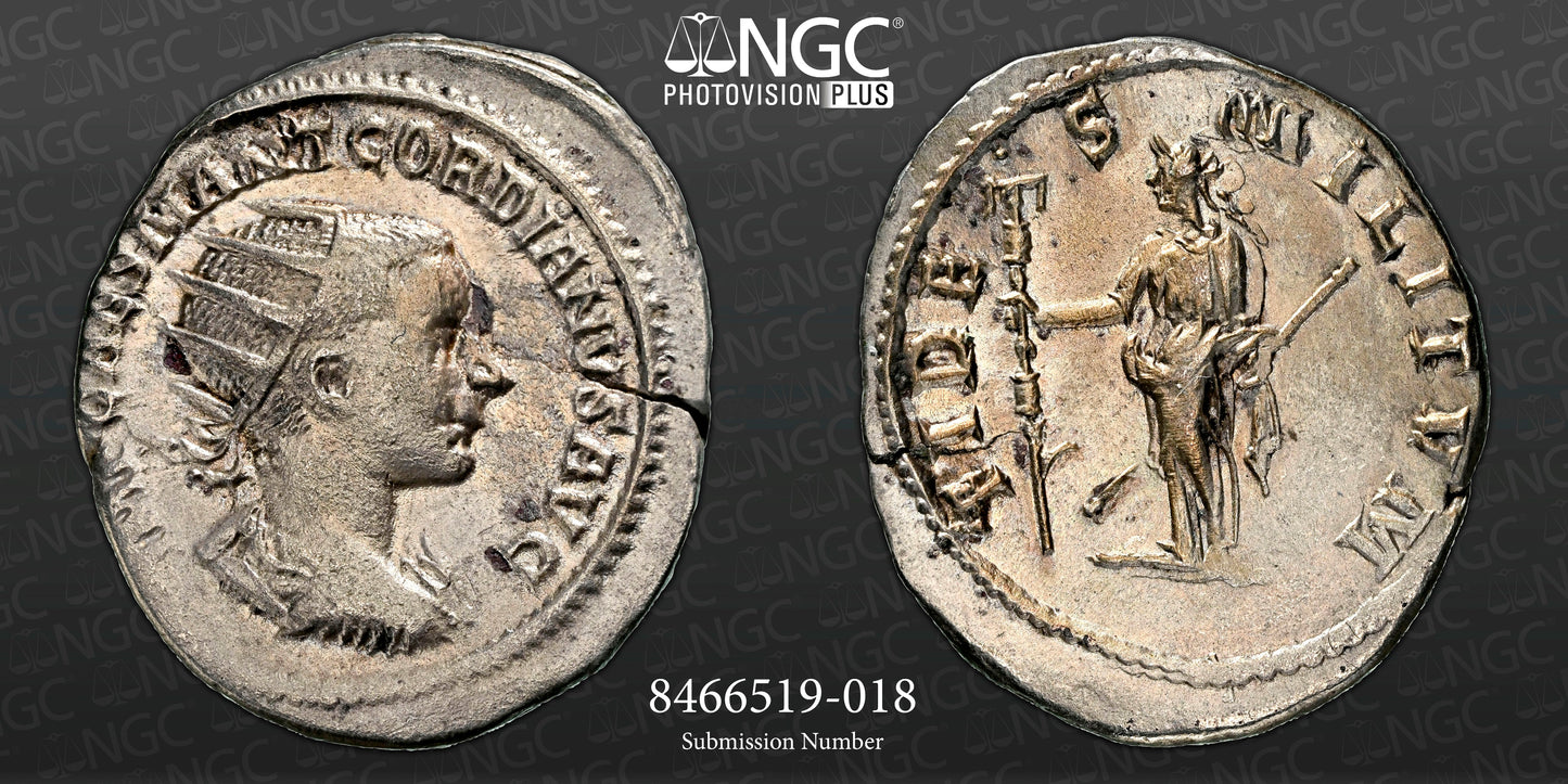 Roman Empire - Gordian III - Silver Double-Denarius - NGC VF