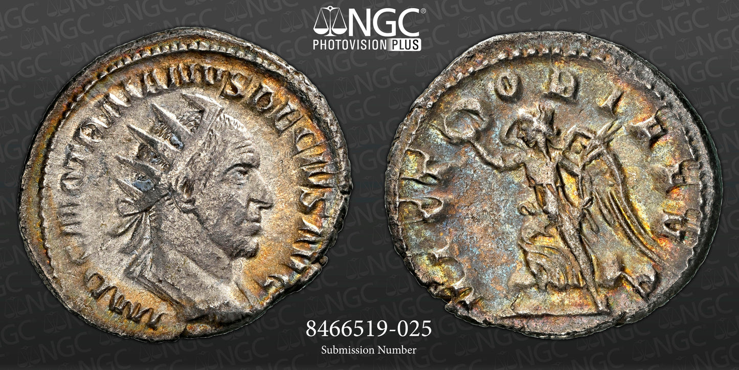 Roman Empire - Trajan Decius - Silver Double-Denarius - NGC VF
