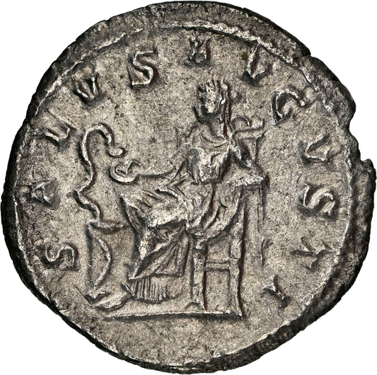 Roman Empire - Maximinus I - Silver Denarius - NGC XF - RIC:14
