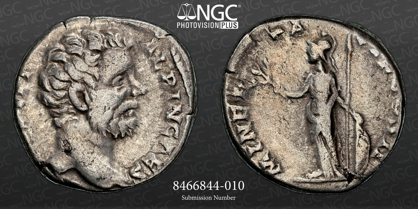 Roman Empire - Clodius Albinus - Silver Denarius - NGC VF - RIC:7
