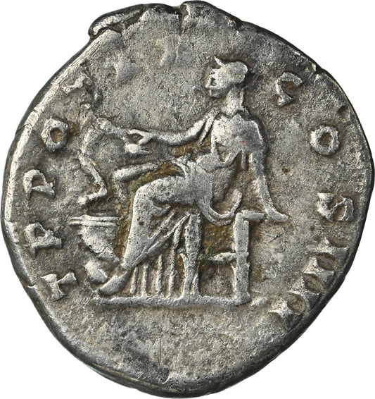 Roman Empire - Antoninus Pius - Silver Denarius - NGC VF - RIC:264