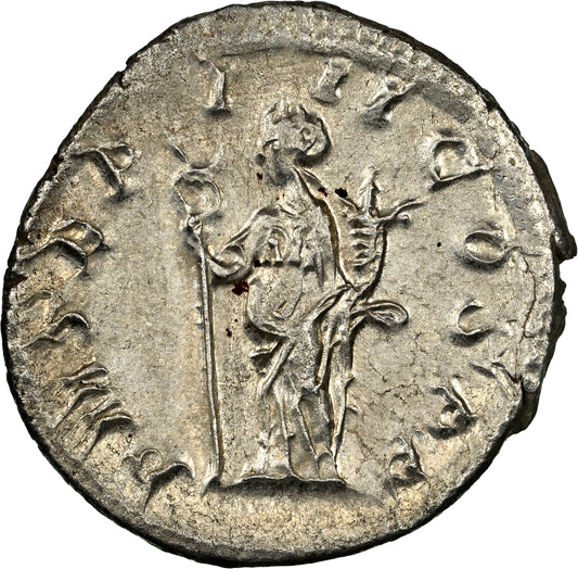 Roman Empire - Philip I - Silver Double-Denarius - NGC Ch AU - RIC:3