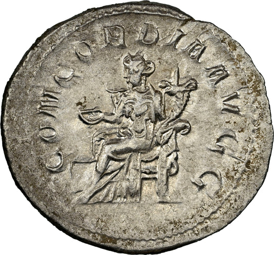 Roman Empire - Otacilia Severa - Silver Double-Denarius - NGC AU - RIC:125c