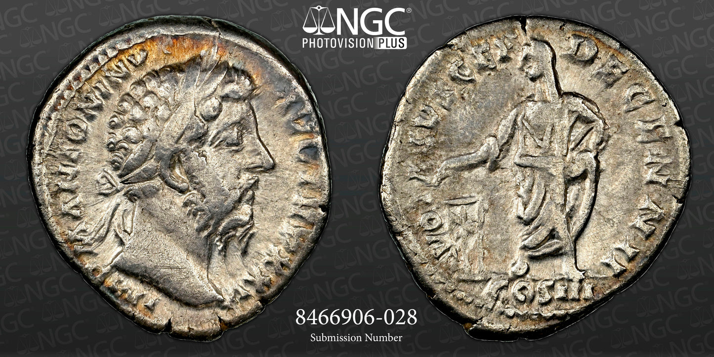 Roman Empire - Marcus Aurelius - Silver Denarius - NGC VF - RIC:251