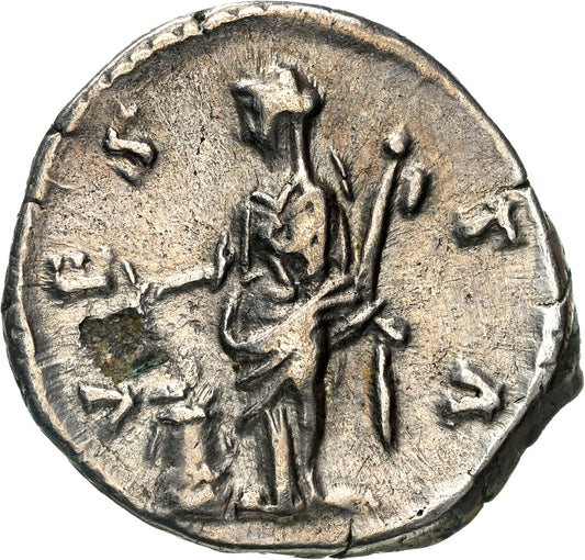 Roman Empire - Lucilla - Silver Denarius - NGC Ch VF - RIC:775