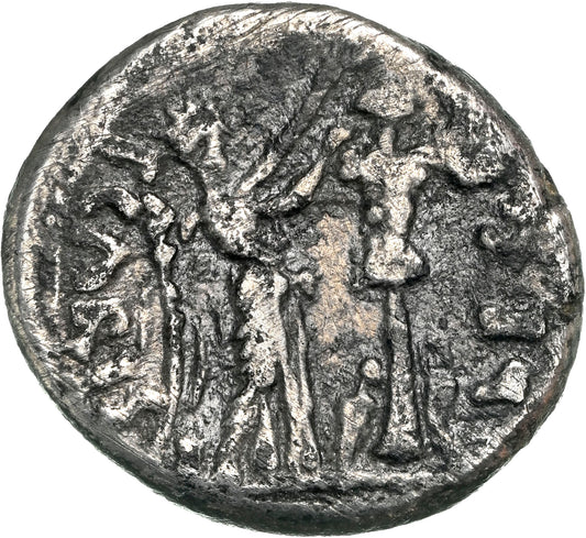 Roman Empire - Augustus - Silver Quinarius - NGC VF - RIC:1a