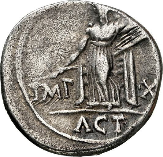Roman Empire - Augustus - Silver Denarius - NGC VF - RIC:171a
