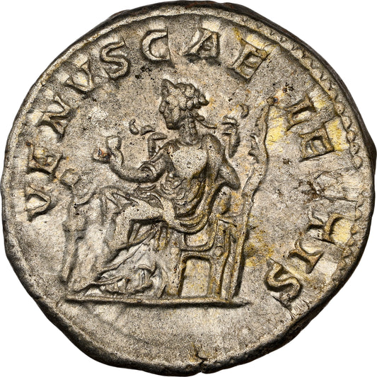 Roman Empire - Julia Soaemias - Silver Denarius - NGC Ch VF