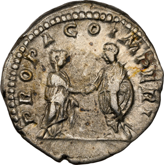 Roman Empire - Plautilla - Silver Denarius - NGC Ch VF