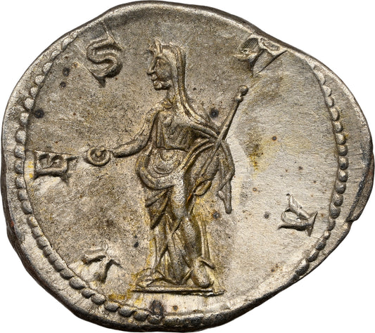 Roman Empire - Julia Mamaea - Silver Denarius - NGC XF