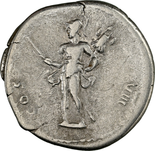 Roman Empire - Vespasian - Silver Denarius - NGC Ch F