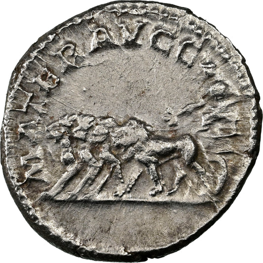 Roman Empire - Julia Domna - Silver Denarius - NGC AU - RIC:562